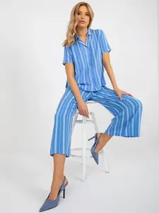 Blouse-D73771M11063A-blue