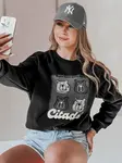 Dámská oversize mikina s misemi