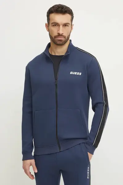 Guess mikina na zips pánska s bavlnou MICKEY