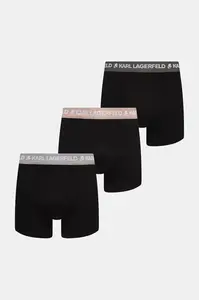 Karl Lagerfeld boxerky pánské bavlněné s elastanem 3-pack