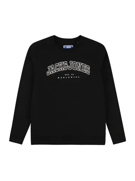 Jack & Jones Junior Mikina  čierna / biela