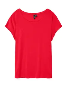 VERO MODA Tričko 'VMAva'  jasne červená