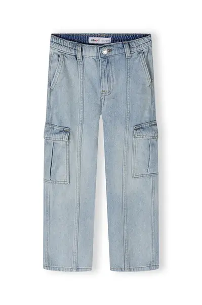 MINOTI Džínsy  svetlomodrá