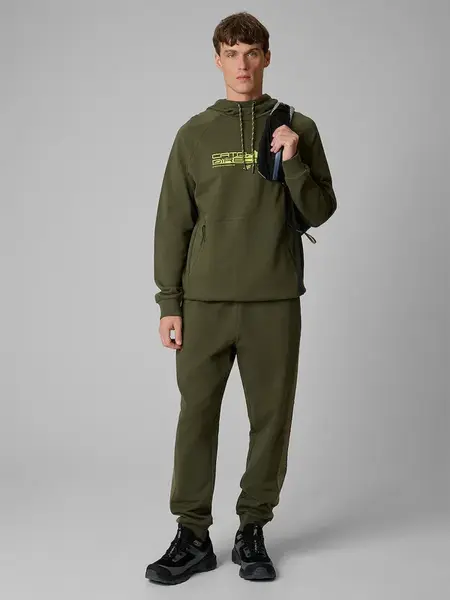 Pánské teplákové jogger kalhoty 4f khaki xxl