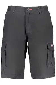 NORWAY 1963 BLACK MEN'S BERMUDA PANTS