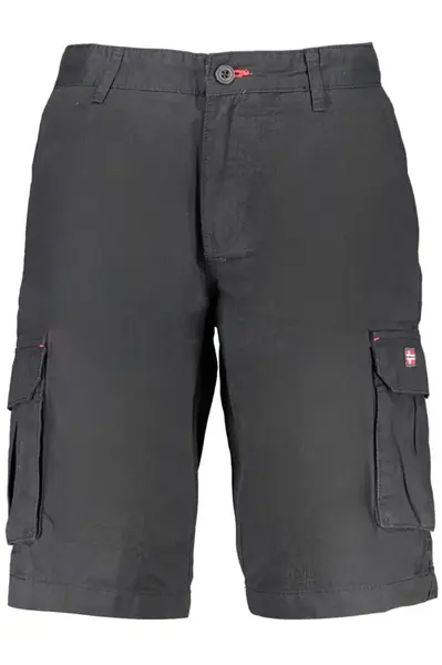 NORWAY 1963 BLACK MEN'S BERMUDA PANTS