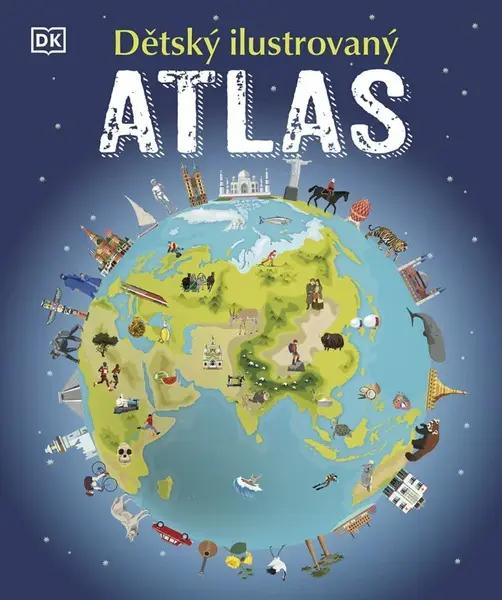 Dětský ilustrovaný atlas (poškozená)
