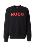 HUGO Mikina 'Dem'  červená / čierna
