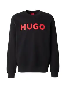 HUGO Mikina 'Dem'  červená / čierna