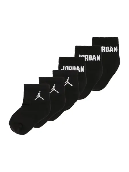 Jordan Ponožky 'EVERYDAY ESS'  čierna / biela
