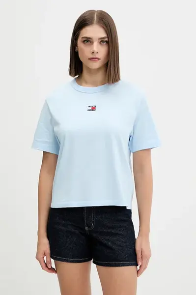 Tommy Jeans tričko bavlnené