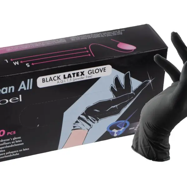 Latexové rukavice pro kadeřníky Sibel Clean All 100 ks - L (093800156) + dárek zdarma