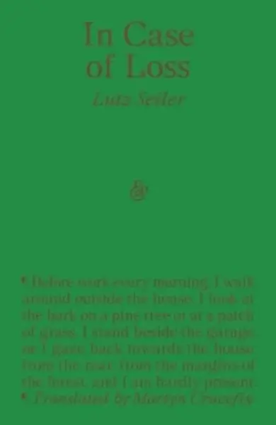 In Case of Loss - Seiler Lutz