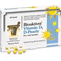 Pharma Nord Bioaktivní Vitamin D3 D-pearls Cps.80