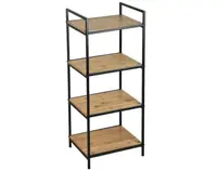 Regál se 4 policemi Fargo, bambus