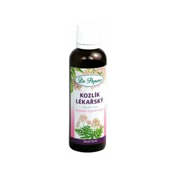 Dr. Popov Kozlík lékařský bylinné kapky 50 ml