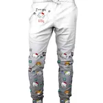 Mr. GUGU & Miss GO Unisex's Angry Kitty Black Sweatpants Swpn-Pc2231