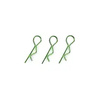 Sponka karosérie 1:8 veľká zahnutá zelená (10)