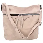 Trendová dámská koženková crossbody Tercero, meruňková