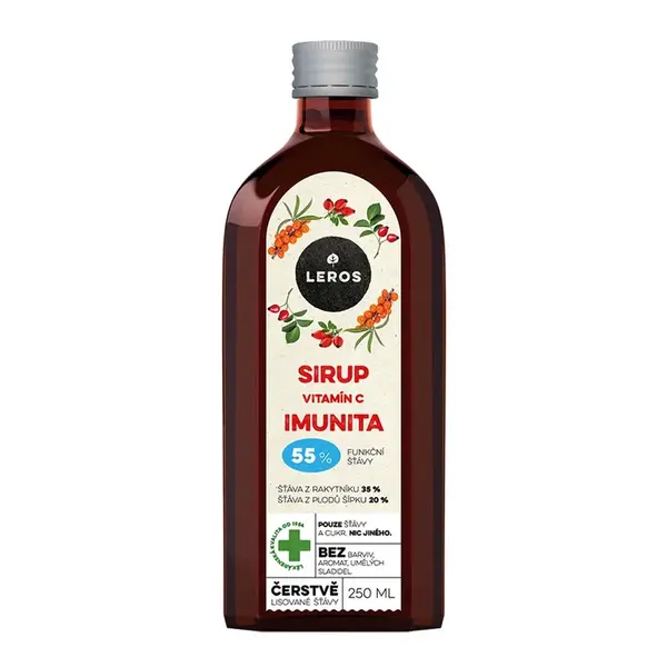 Leros Sirup Imunita vitamín C 250 ml