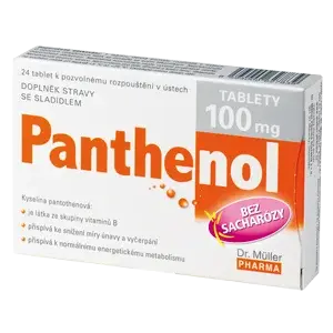 Panthenol Tablety 100mg Tbl.24 Dr.müller