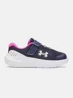 Dívčí boty Under Armour UA GINF Surge 4 AC-BLU - Holky