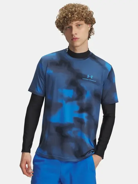 Pánské tričko Under Armour Vanish Energy Printed SS-BLU - Pánské