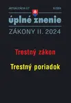 Aktualizácia II/7 2024 Trestný zákon, Trestný poriadok