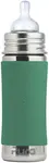 Pura nerezová dojčenská fľaša 325ml, mint