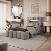 Postel Lamica 90 cm - kovový rám látka: Nube 3