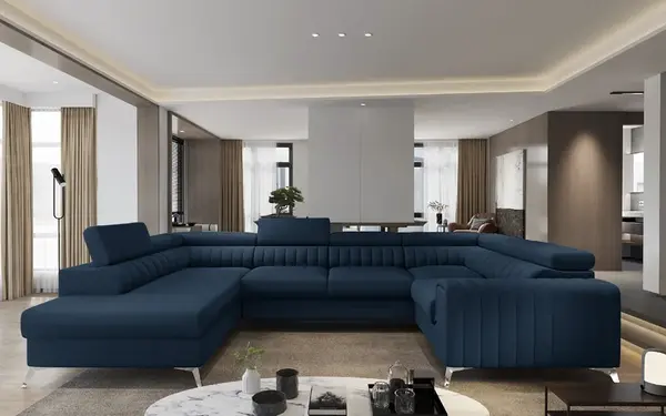 Sedací souprava Louis Provedení: Levá U, látka: Flores 40