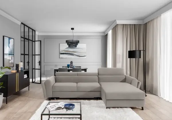 Sedací souprava Mariall Provedení: Pravá varianta, látka: Paros 02