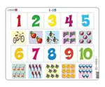 Puzzle Počítání pro nejmenší s čísly 10 dílků