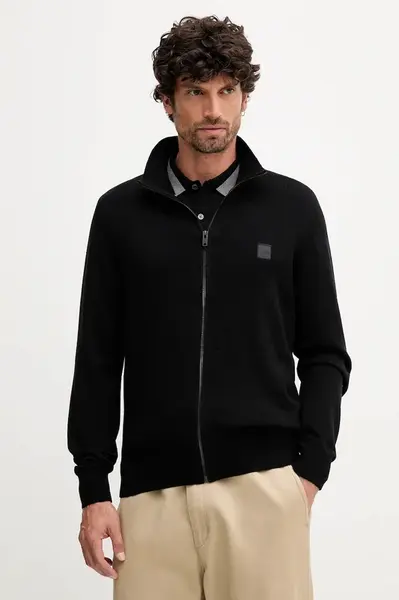 Kardigan s příměsí kašmíru BOSS Orange Kanozip_S