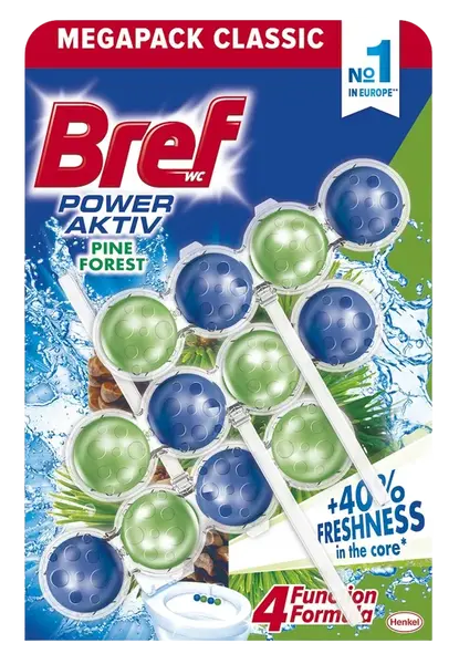 BREF WC blok Power Aktiv Pine 3 x 50 g
