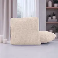 Super strečové potahy RUBINIA smetanová povlaky na polštářky 2 ks ( 40 x 40 cm)