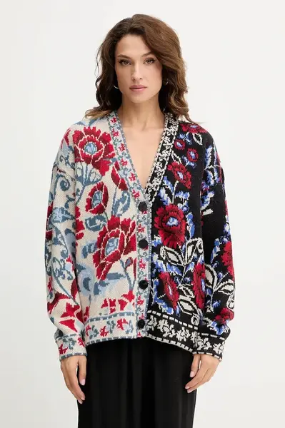 Kardigan s příměsí vlny Farm Rio