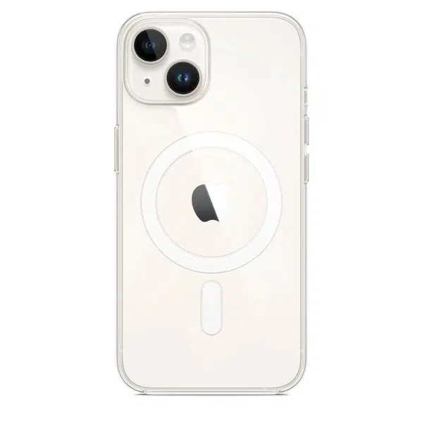 Silikonový kryt MPU13ZM/A Apple vč. Magsafe pro Apple iPhone 14, transparentní