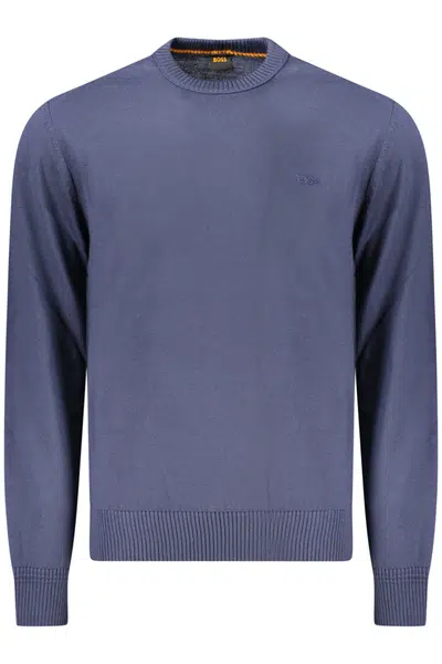 HUGO BOSS MEN'S SWEATER BLUE