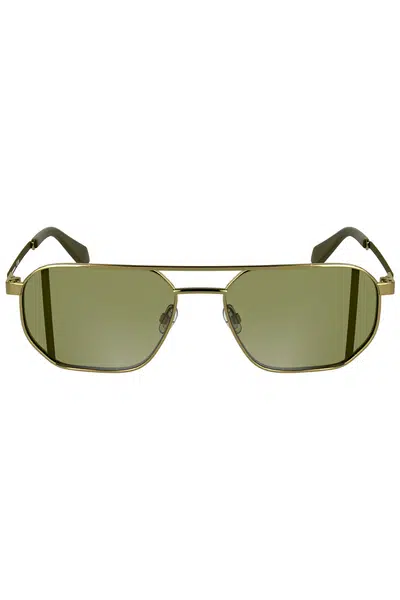 CALVIN KLEIN MEN'S SUNGLASSES GOLD