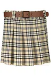 GUESS JEANS SHORT SKIRT GIRL BEIGE