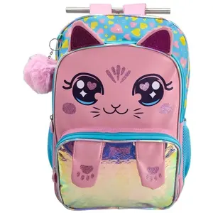 Batoh Ružová Mačka 42 cm