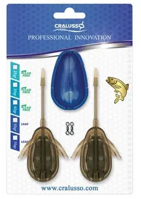 Cralusso krmítko method double chance 2+1 sada - 70 g