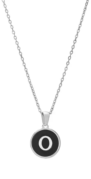 Troli Originálny oceľový náhrdelník s písmenom O