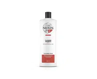Nioxin Čistiaci šampón pre jemné farbené výrazne rednúce vlasy System 4 (Shampoo Cleanser System 4) 1000 ml