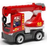 Eco MultiGO Fire Žeriav s hasičom Auto s Igráčkom