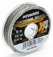 Mivardi pletená šnúra terminal x4 braid camo 15 m - 0,18 mm 14,45 kg