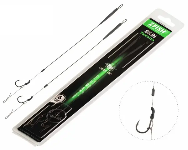 Zfish náväzec skin tungsten rig 20 cm - veľkosť háčika 6