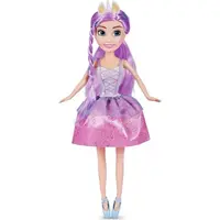 Zuru Víla jednorožec Sparkle Girlz v kornútku fialové vlasy