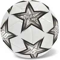 Alltoys Lopta kožená futbalová strieborná č.5